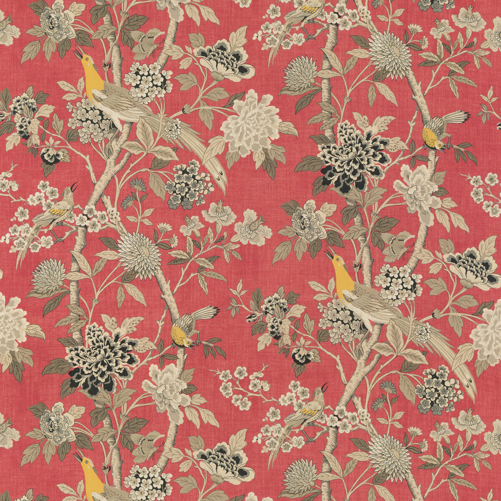 Hydrangea Bird (Archive) Old Rose by G P & J Baker Fabric G P & J Baker Fabric Hydrangea Bird (Archive) Old RoseFabric CHIFU LINEN - 100% Thailand </p><p>Repeat: H: 52.796, V: 41.764 52.796 - Fabric Carolina -