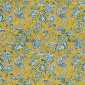 Chifu Ochre/Blue by G P & J Baker Fabric
