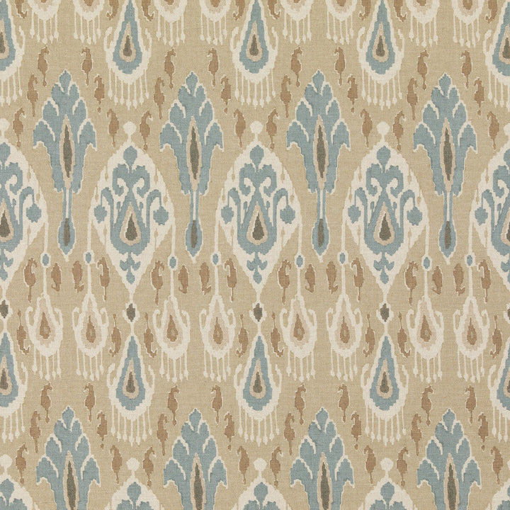 Ikat Bokhara Sand by G P & J Baker Designer Fabric CHIFU VISCOSE - 49%;LINEN - 26%;COTTON - 17%;POLYESTER - 8% Thailand MEDIUM Horizontal: 10.244 and Vertical: 27.186 51.22 - Swanky Fabrics -