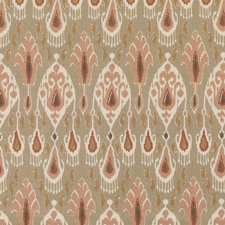 Ikat Bokhara Neutral by G P & J Baker Fabric CHIFU VISCOSE - 49%;LINEN - 26%;COTTON - 17%;POLYESTER - 8% Thailand MEDIUM Horizontal: 10.244 and Vertical: 27.186 51.22 - Fabric Carolina -