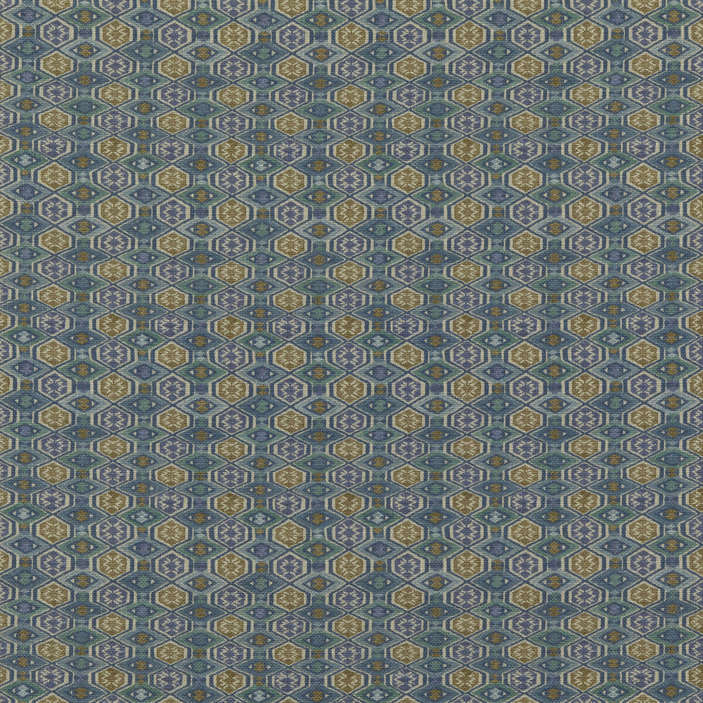 Balfour Blue by G P & J Baker Fabric CHIFU VISCOSE - 82%;LINEN - 18% United Kingdom HEAVY Horizontal: 4.334 and Vertical: 6.698 53.978 - Fabric Carolina -