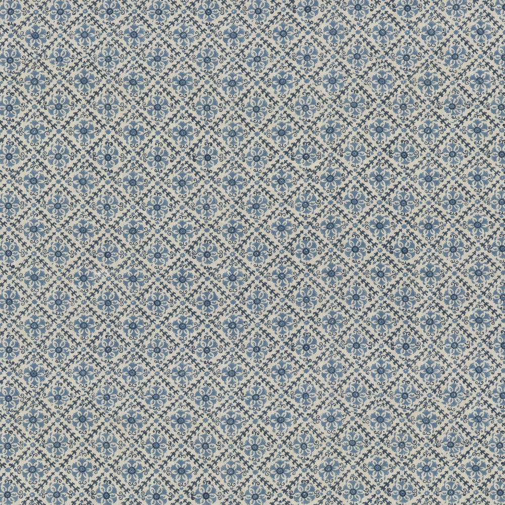 Camden Trellis Blue by G P & J Baker Fabric G P & J Baker Fabric Camden Trellis BlueFabric PORTOBELLO LINEN - 100% India </p><p>Repeat: H: 2.955, V: 2.955 53.19 - Fabric Carolina -