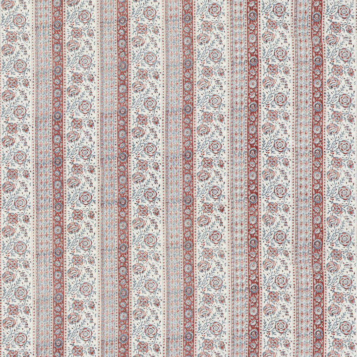 Tillington Red/ Blue by G P & J Baker Fabric PORTOBELLO LINEN - 100% India Horizontal: 6.895 and Vertical: 4.728 55.16 - Fabric Carolina -