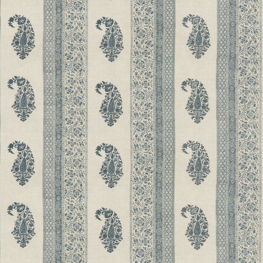 Portobello Blue by G P & J Baker Fabric PORTOBELLO LINEN - 100% India Horizontal: 26.004 and Vertical: 9.456 52.008 - Fabric Carolina -