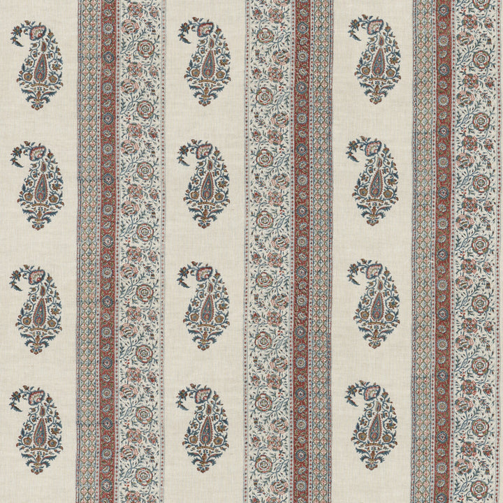 Portobello Red/Blue by G P & J Baker Fabric PORTOBELLO LINEN - 100% India Horizontal: 26.004 and Vertical: 9.456 52.008 - Fabric Carolina -