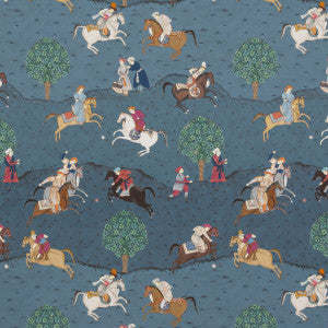 Caspian Indigo/Red by G P & J Baker Fabric