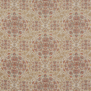 Kiana Red/Aqua by G P & J Baker Fabric