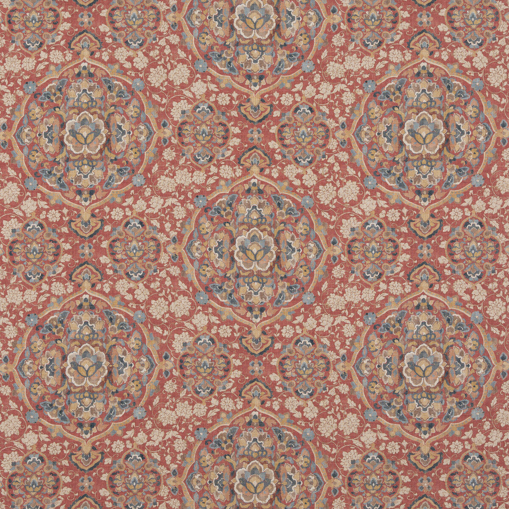 Kiana Red/Blue by G P & J Baker Fabric G P & J Baker Fabric Kiana Red/BlueFabric CASPIAN VISCOSE - 67%;LINEN - 33% United Kingdom </p><p>Repeat: H: 16.942, V: 23.64 51.22 - Fabric Carolina -