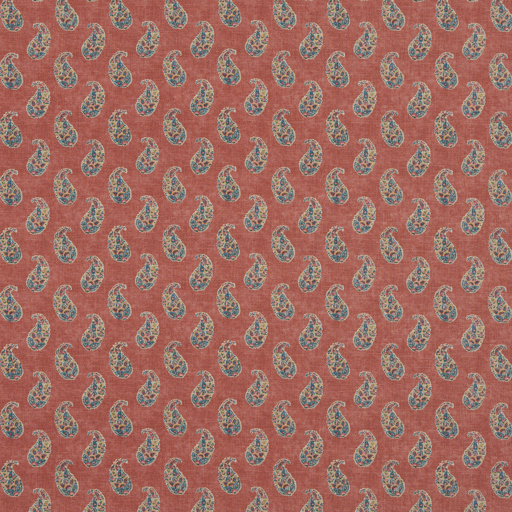 Patola Paisley Red by G P & J Baker Fabric G P & J Baker Fabric Patola Paisley RedFabric CASPIAN VISCOSE - 82%;LINEN - 18% United Kingdom </p><p>Repeat: H: 4.531, V: 9.456 54.372 - Fabric Carolina -