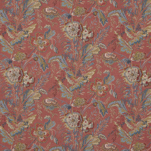 Indienne Flower Red by G P & J Baker Fabric