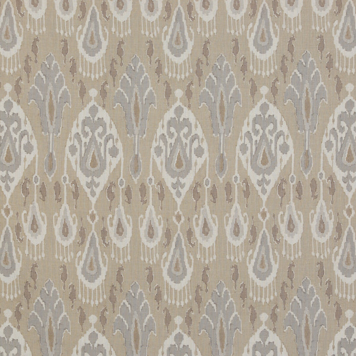 Ikat Bokhara Linen Parchment by G P & J Baker Fabric G P & J Baker Fabric Ikat Bokhara Linen ParchmentFabric CASPIAN LINEN - 100% Thailand </p><p>Repeat: H: 10.441, V: 27.58 52.402 - Fabric Carolina -