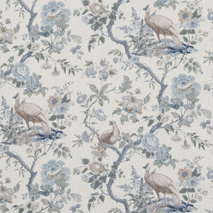 Broughton Rose Blue by G P & J Baker Fabric