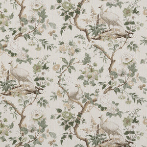 Broughton Rose Green by G P & J Baker Fabric