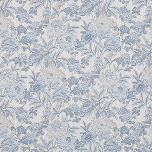 Summer Peony Blue by G P & J Baker Fabric