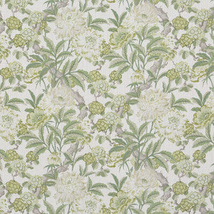 Summer Peony Green by G P & J Baker Fabric