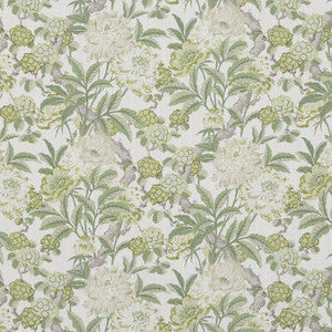 Summer Peony Green by G P & J Baker Fabric