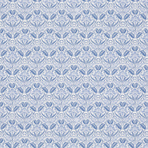 Iris Meadow Cotton Blue by G P & J Baker Fabric