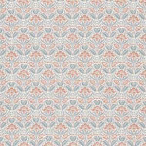 Iris Meadow Cotton Teal by G P & J Baker Fabric