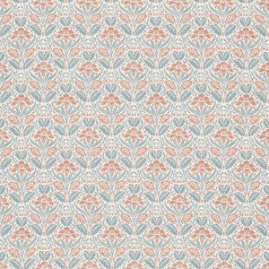 Iris Meadow Cotton Teal by G P & J Baker Fabric