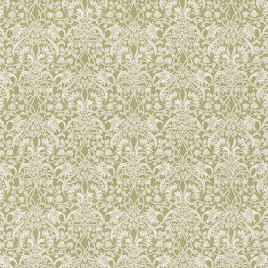 Fritillerie Cotton Green by G P & J Baker Fabric