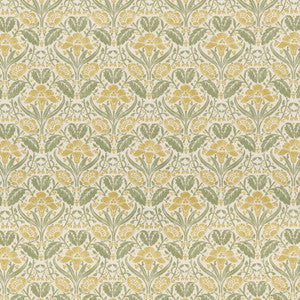 Iris Meadow Yellow/Green by G P & J Baker Fabric