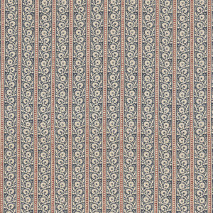 Bibury Indigo/Red by G P & J Baker Fabric