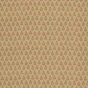 Poppy Sprig Ochre by G P & J Baker Fabric