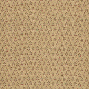 Poppy Sprig Ochre by G P & J Baker Fabric