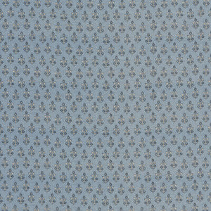 Poppy Sprig Blue by G P & J Baker Fabric