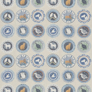 Robina'S Dinner Party Blue BP11047.4.0 by G P & J Baker Fabric