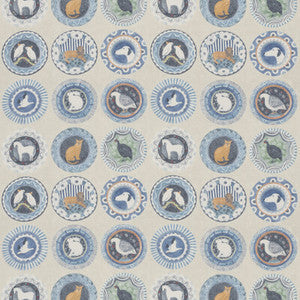 Robina'S Dinner Party Blue BP11047.4.0 by G P & J Baker Fabric