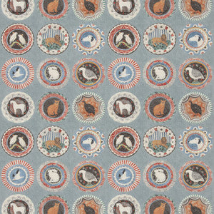 Robina'S Dinner Party Teal BP11047.5.0 by G P & J Baker Fabric