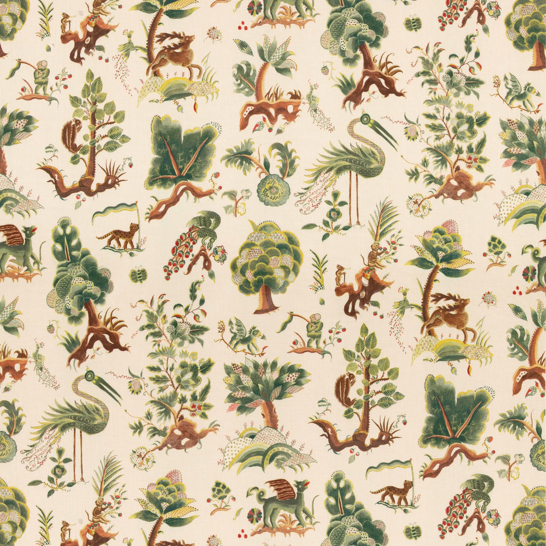 Gertrude - Document Green By G P & J Baker Fabric