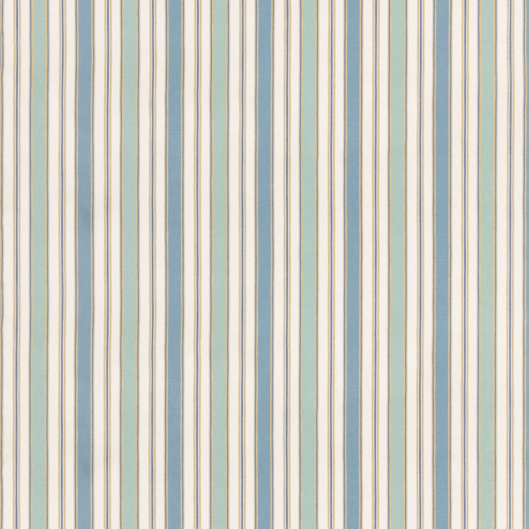 Melbourne Stripe - Blue By G P & J Baker Fabric