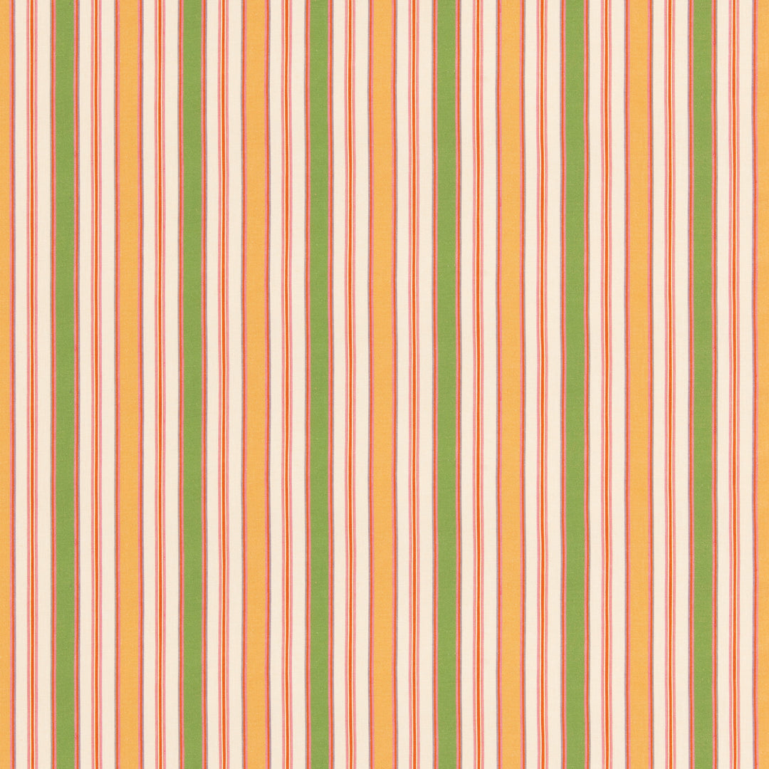 Melbourne Stripe - Emerald/Yellow By G P & J Baker Fabric