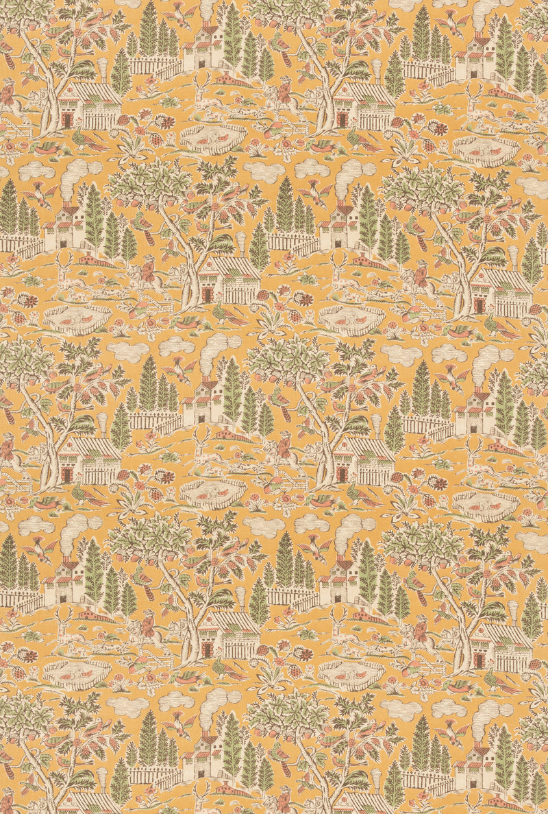 Home Park - Ochre By G P & J Baker Fabric