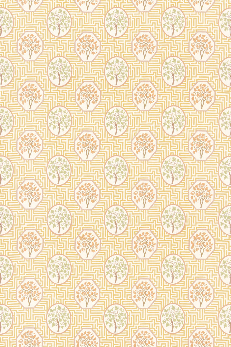 Royal Maze - Ochre By G P & J Baker Fabric