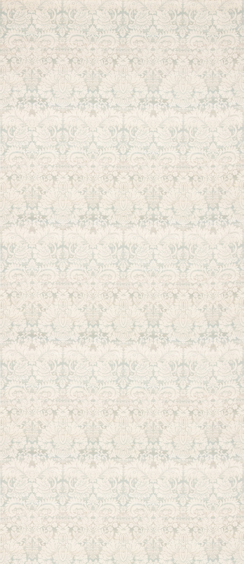 Queen's Damask - Aqua By G P & J Baker Fabric