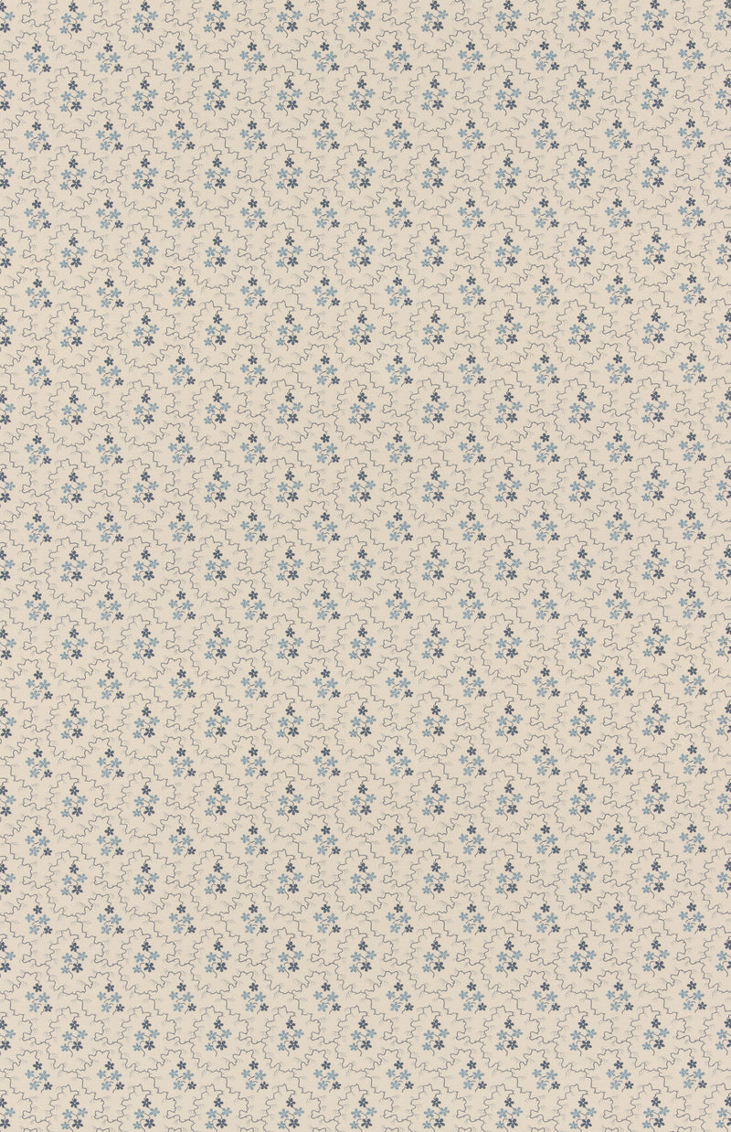 Posy - Blue By G P & J Baker Fabric