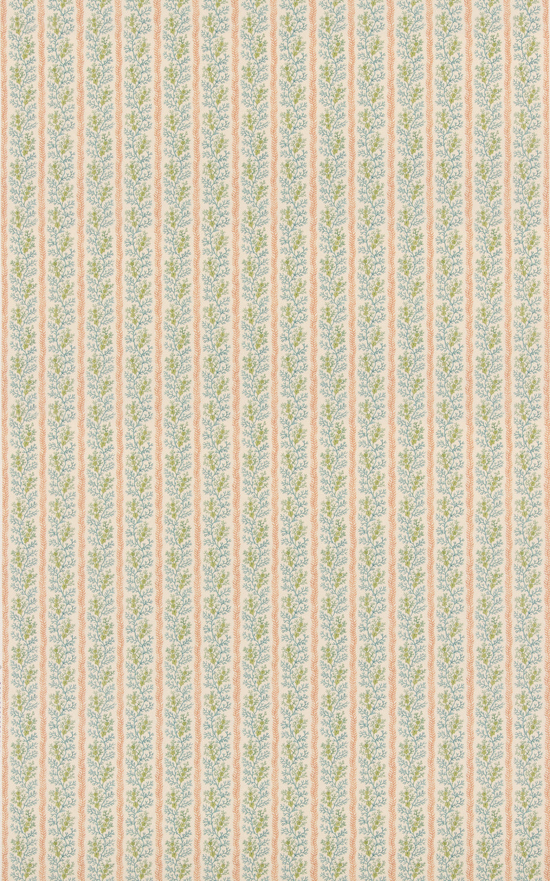 Symington - Teal/Red By G P & J Baker Fabric
