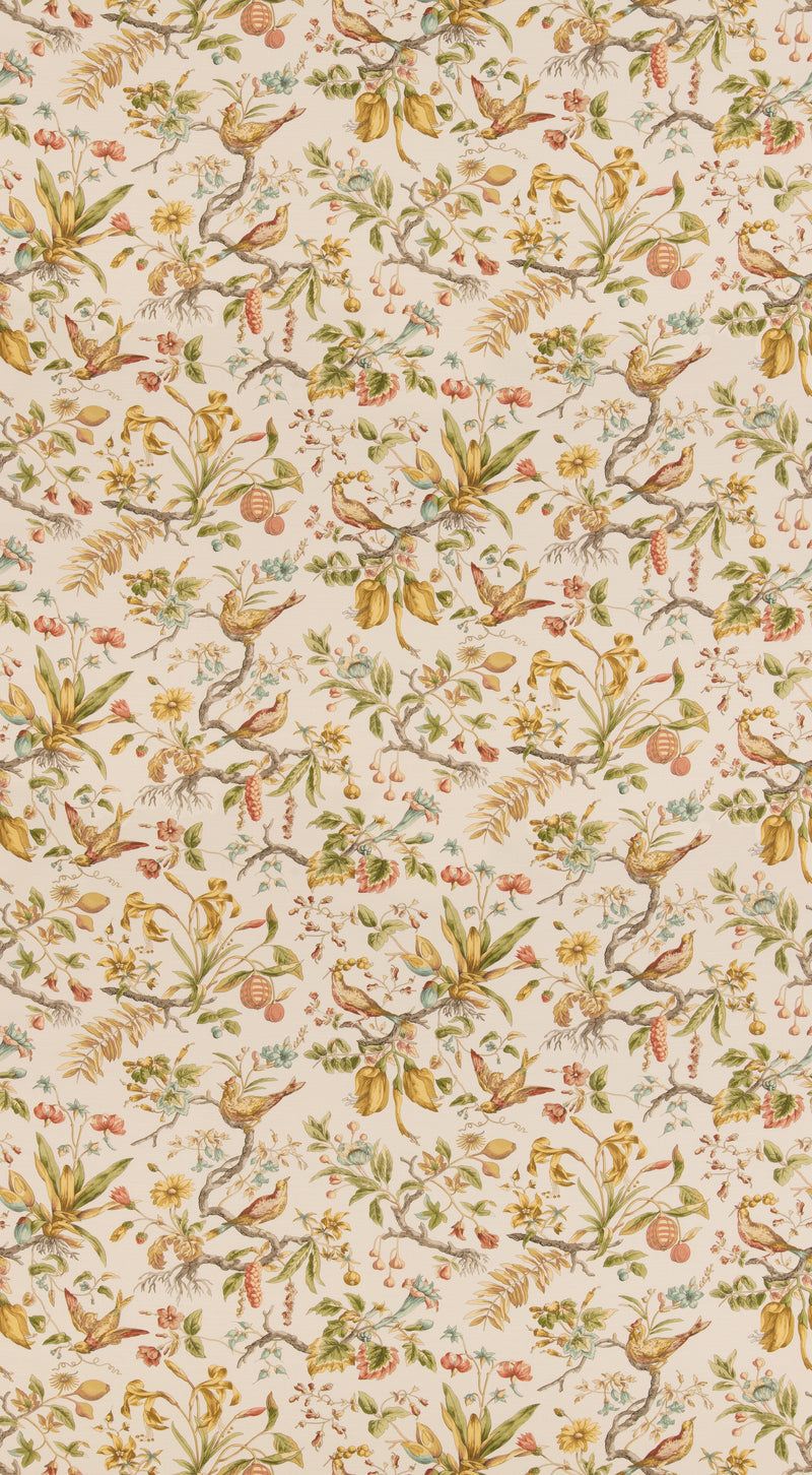 Kentwell - Ochre/Soft Red By G P & J Baker Fabric