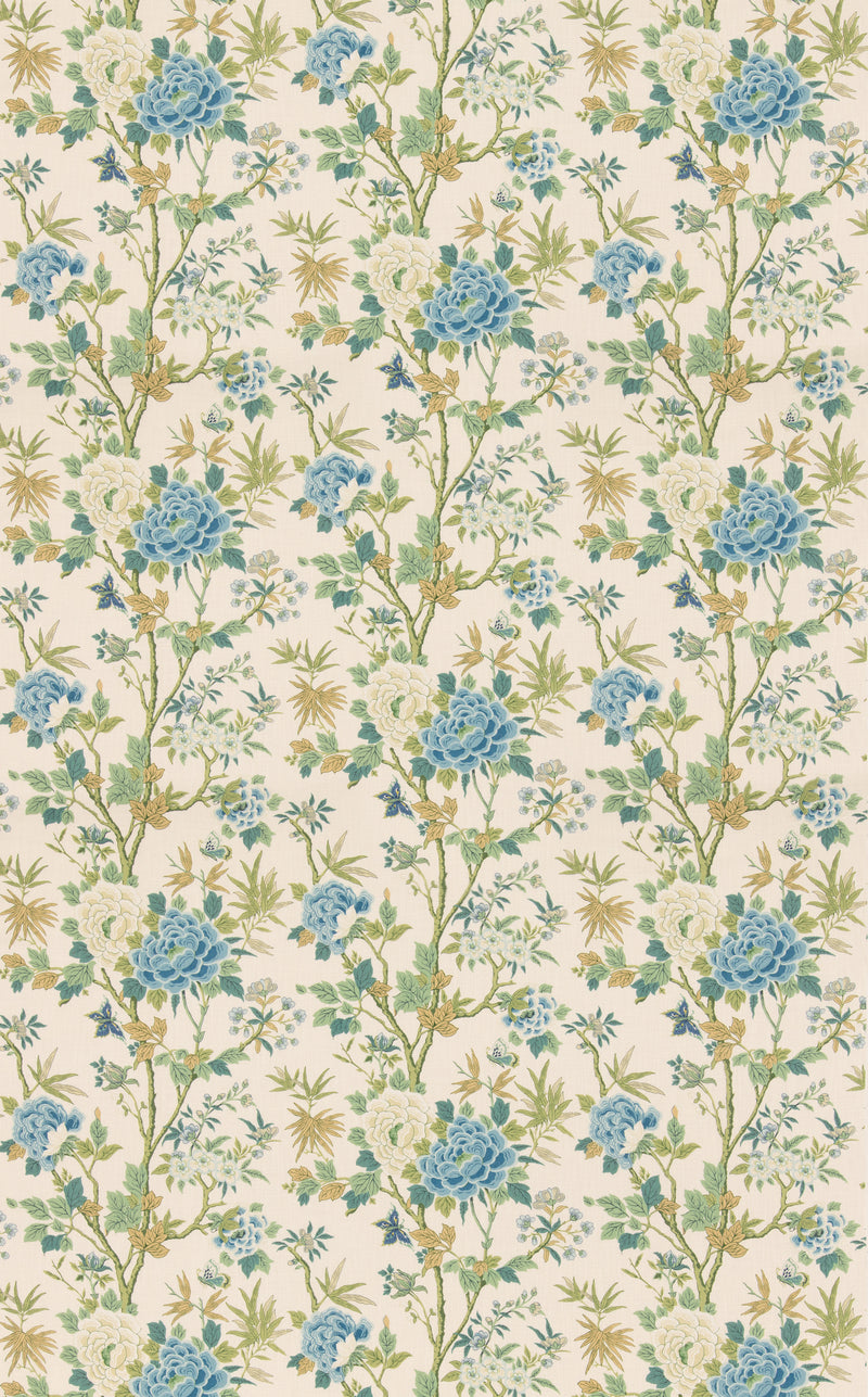 Canton - Blue/Green By G P & J Baker Fabric
