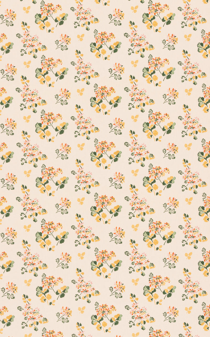 Forest Flower - Spice/Ochre By G P & J Baker Fabric