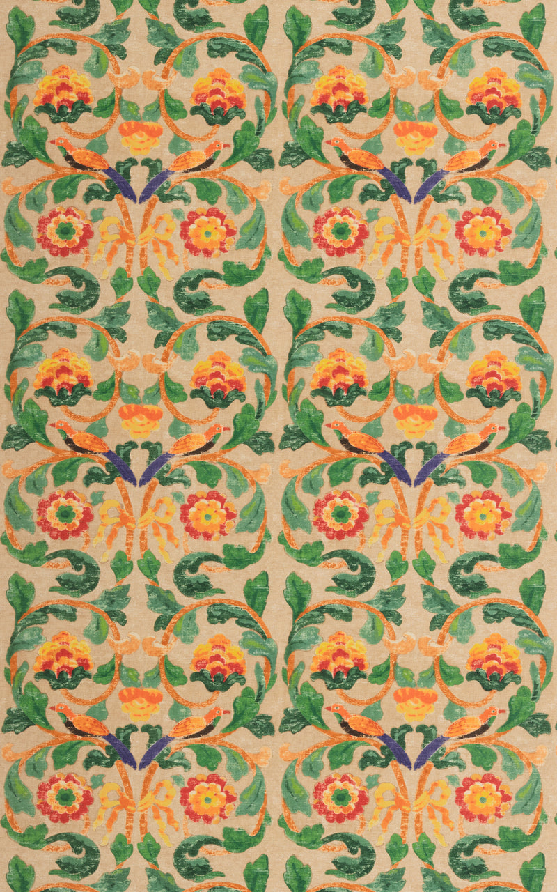 Tudor Rose - Clementine By G P & J Baker Fabric