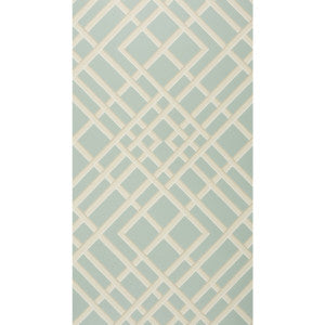 Treillage Sidewall Glacier by Brunschwig & Fils Wallcovering
