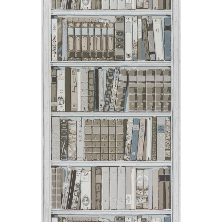 Bibliotheque Greige by Brunschwig & Fils Wallcovering Brunschwig & Fils Wallcovering Bibliotheque GreigeWallcovering VOLUME 56 PAPER - 100% United States </p><p>Repeat: H: 29, V: 41.5 29 - Fabric Carolina -