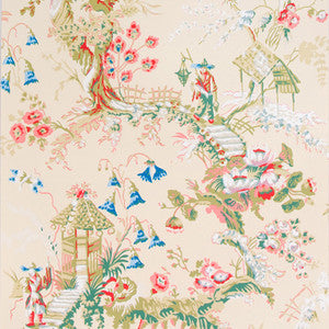 Chinese Landscape Ecru by Brunschwig & Fils Wallcovering