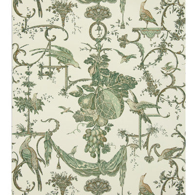 Kininvie Leaf On White by Brunschwig & Fils Wallcovering Brunschwig & Fils Wallcovering Kininvie Leaf On WhiteWallcovering PAPER - 100% United States </p><p>Repeat: H: 28.5, V: 28.5 29 - Fabric Carolina -