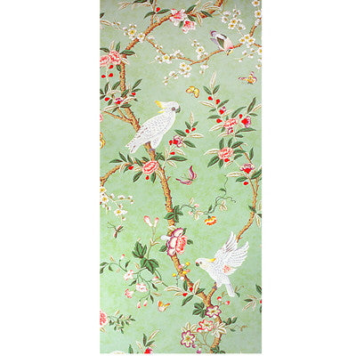 Kanchou Verdigris by Brunschwig & Fils Wallcovering Brunschwig & Fils Wallcovering Kanchou VerdigrisWallcovering PAPER - 100% United States </p><p>Repeat: H: 27, V: 54 27 - Fabric Carolina -