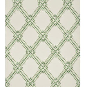 Treillage De Bambou Green by Brunschwig & Fils Wallcovering